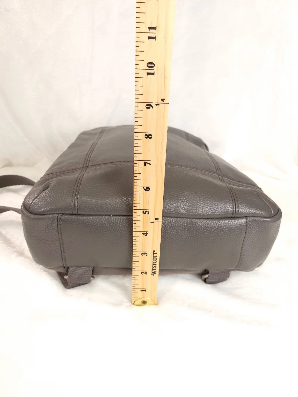The Sak De Young Backpack in Leather Gray